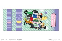 展覧会先行販売商品のマイクロファイバーフェイスタオル。