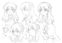 小川杠（CV：市ノ瀬加那）のキャラクター設定画。