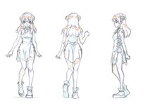 小川杠（CV：市ノ瀬加那）のキャラクター設定画。
