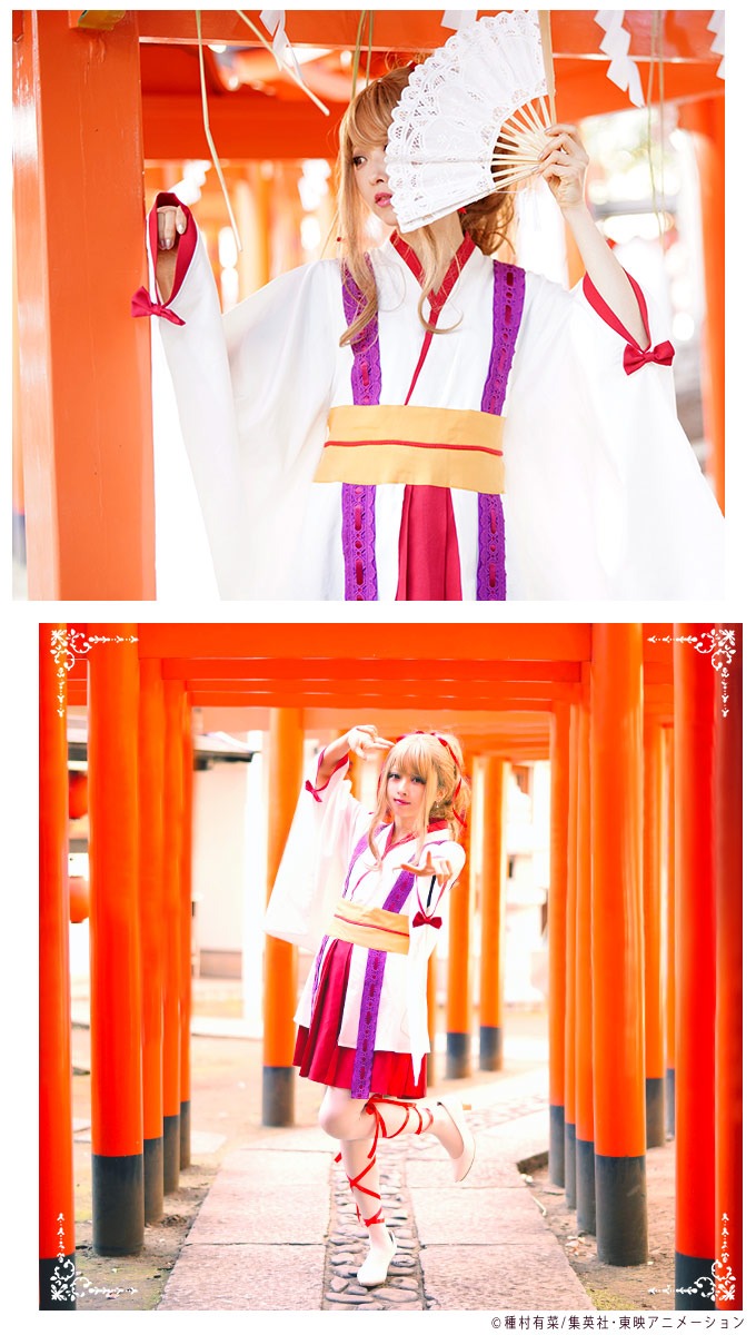 「怪盗ジャンヌ 和装TOPS×プリーツスカートワンピース」
