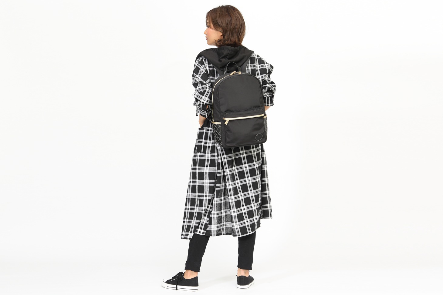 Edenモデルのリュック使用イメージ。