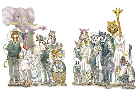 「BEASTARS」原作カット (c)板垣巴留（秋田書店）2017