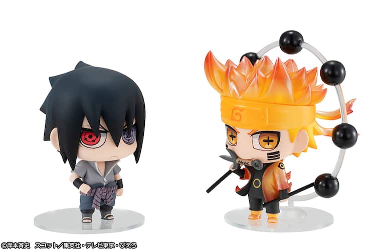 NARUTO、BLEACHのバディに着目した2体セットのデフォルメフィギュア 