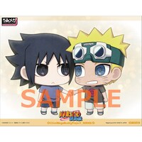メガトレショップ、プレミアムバンダイで「ちみメガ バディシリーズ！NARUTO-ナルト- 疾風伝 うずまきナルト＆うちはサスケ 忍界大戦セット」を予約した人にプレゼントされるゆーぽんの描き下ろしイラストシート。