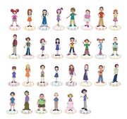 「おジャ魔女どれみショップパート3」で2月7日から発売されるアクリルスタンドコレクション。