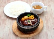 「スザクのデミグラスソースハンバーグセット」