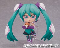 「ねんどろいど 発音ミク」の「照れ顔」「眼鏡」「マスコット」パーツ使用時。