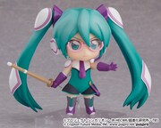 「ねんどろいど 発音ミク」の「真剣顔」「眼鏡」「竹刀」パーツ使用時。