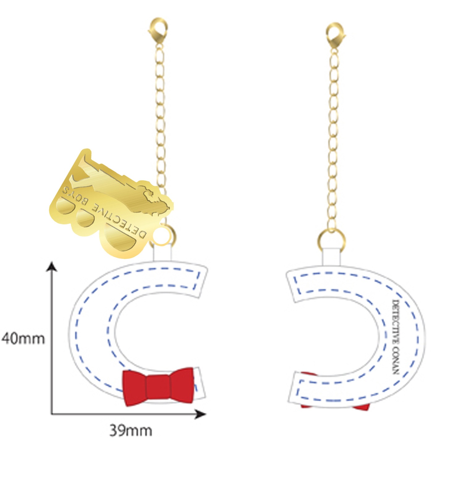「『名探偵コナン』イニシャルチャーム」