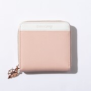 「木之本桜モデル バイカラーハーフウォレット（パステルピンク）」