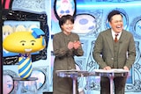 「有田哲平の夢なら醒めないで」2月12日放送回より。左から大橋未歩、有田哲平。(c)TBS