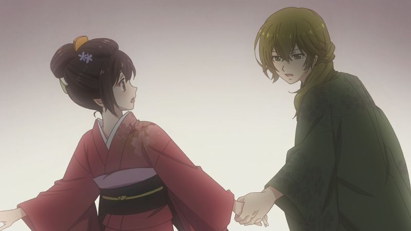 TVアニメ「明治東亰恋伽」第6話の先行カット。