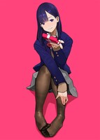 中紅ユア（CV：日笠陽子）のバレンタインイラスト。