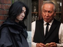 左から柳俊太郎演じる四方蓮示、村井國夫演じる芳村功善。