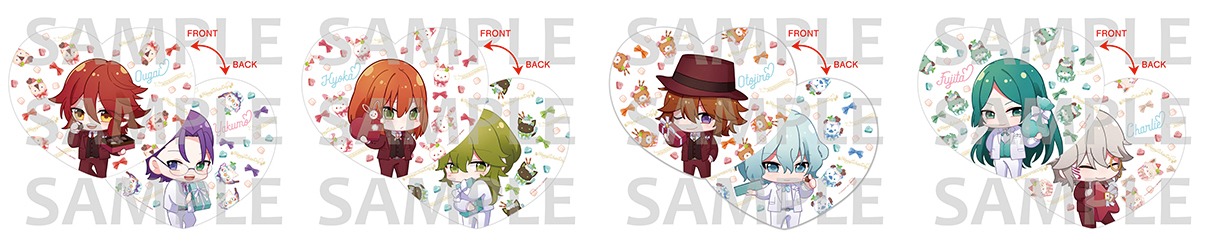 「めいこいホワイトデー HAPPY WHITE DAY くじ」A 賞のクッション（全4種）。