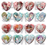 「めいこいホワイトデー トレーディングハート缶バッジ」