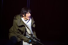 舞台「機動戦士ガンダム 00 -破壊による再生-Re:Build」ゲネプロより、橋本祥平演じる刹那・F・セイエイ。