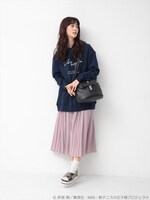 「跡部王国パーカー」の着用例。