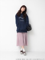 「跡部王国パーカー」の着用例。