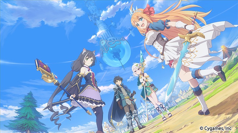 「プリンセスコネクト！Re:Dive」のビジュアル。