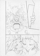 複製原画の購入特典で貰える線画のサンプル。