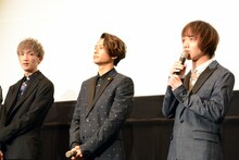 左から廣瀬大介、橋本祥平、植田圭輔。