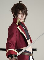 山口県萩市とのコラボ企画に登場する、高杉晋作に扮した「BAKUMATSU」公式コスプレイヤーのNomehi。