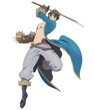 坂本龍馬（CV：三木眞一郎）ビジネスライクでいつも飄々とした社交家。人当たりがよく相手の懐に入るのがうまいが、目的のためなら手段は選ばない。頭の回転が非常に速く、抜群の商売センスを臨機応変に発揮し、世を渡り歩く。岡田を護衛兼・側近として側に置く。