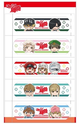 「はたらく細胞 ぷちキャラ絆創膏」