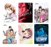「劇場版シティーハンター <新宿プライベート・アイズ>」の「週替わり来場者特典 第2弾」トレーディングカード5枚セット。