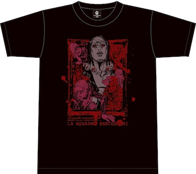 「ジョジョの奇妙な冒険 黄金の風」暗殺チームTシャツ