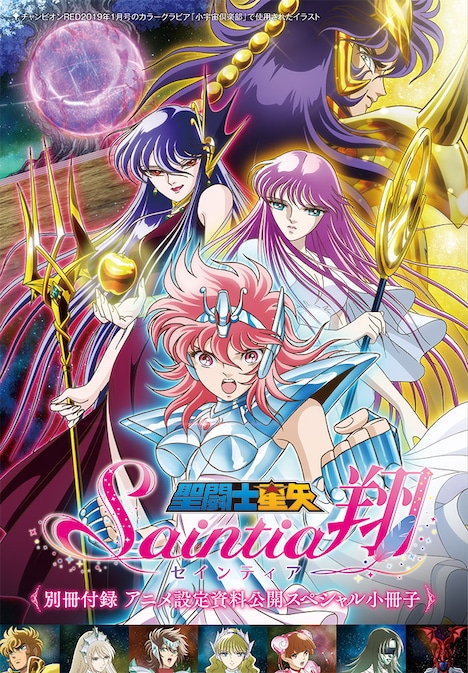 別冊付録の「聖闘士星矢 セインティア翔 アニメ設定資料集」。