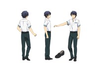 有馬たくやのキャラクタービジュアル・全身。