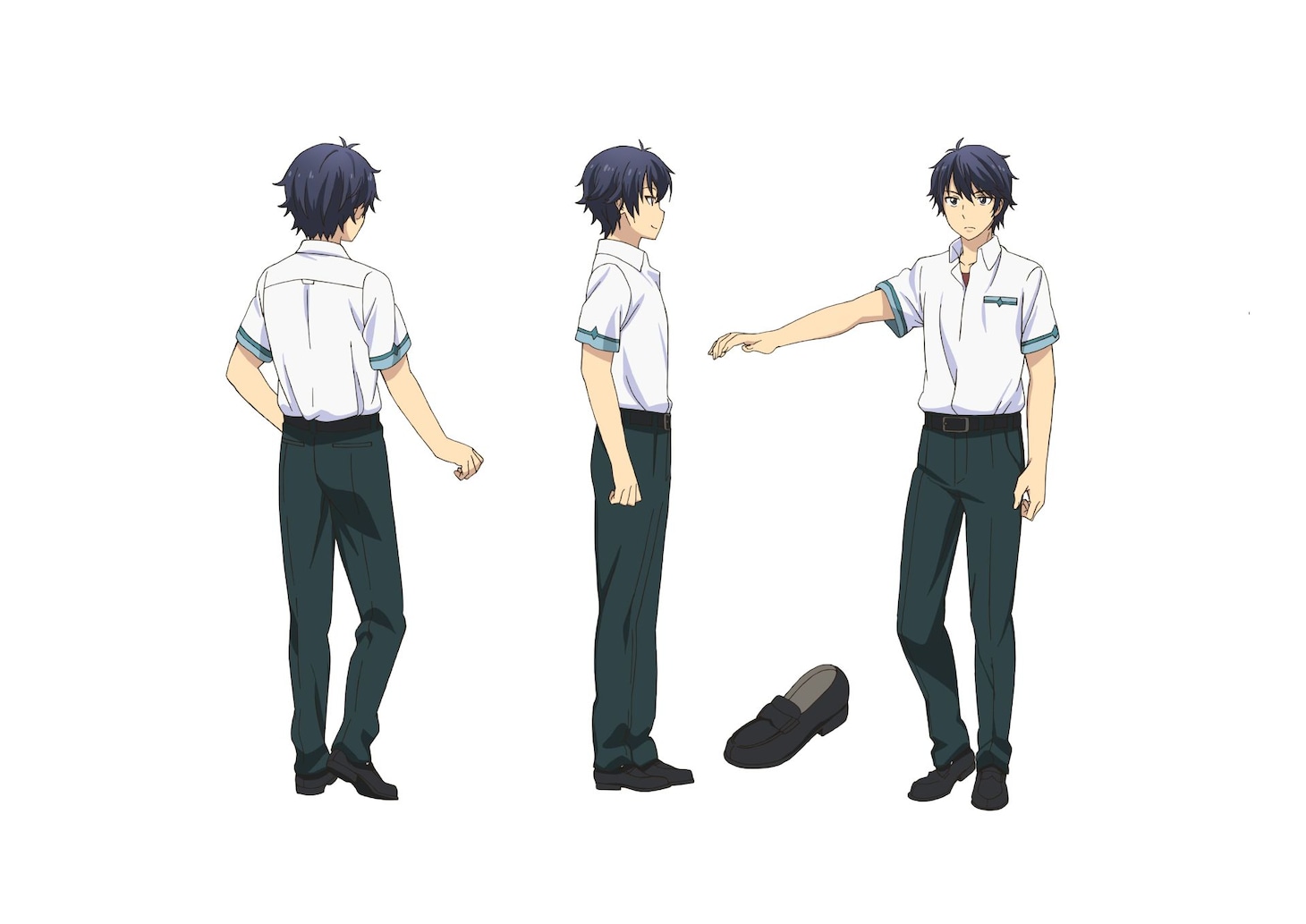 有馬たくやのキャラクタービジュアル・全身。