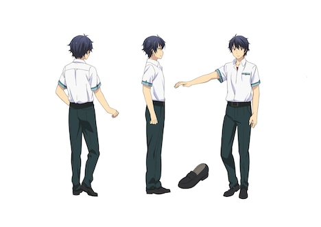 有馬たくやのキャラクタービジュアル・全身。