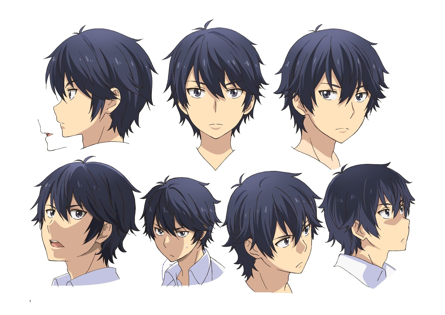 有馬たくやのキャラクタービジュアル・表情集。