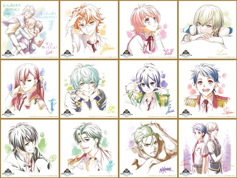 「メッセージ入り色紙風ミニカード」