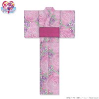 「クリスタルスターコンパクト柄（ピンク）」の浴衣。