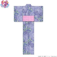 「クリスタルスターコンパクト柄（青）」の浴衣。