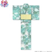 「タリスマン柄（ミント）」の浴衣。ミント