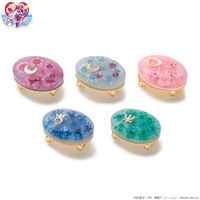 トンボ玉風帯留め