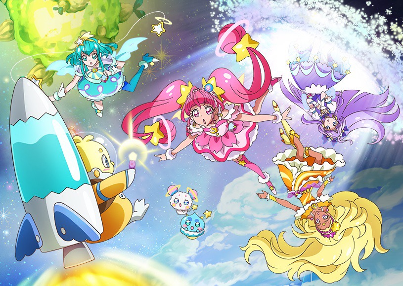 「映画プリキュアミラクルユニバース」より。ピトンが持っているのは手作りのミラクルライト。