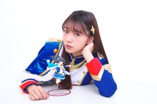 「少女☆歌劇 レヴュースタァライト 1/7スケールフィギュア 神楽 ひかり」と三森すずこ。