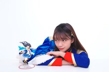 「少女☆歌劇 レヴュースタァライト 1/7スケールフィギュア 神楽 ひかり」と三森すずこ。