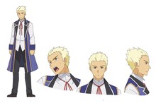 ユリウス＝フォン＝リッテンハイム（CV：河本啓佑）。シンのクラスメイトでオーグの護衛を務める。話すとき語尾に「御座る」をつける。