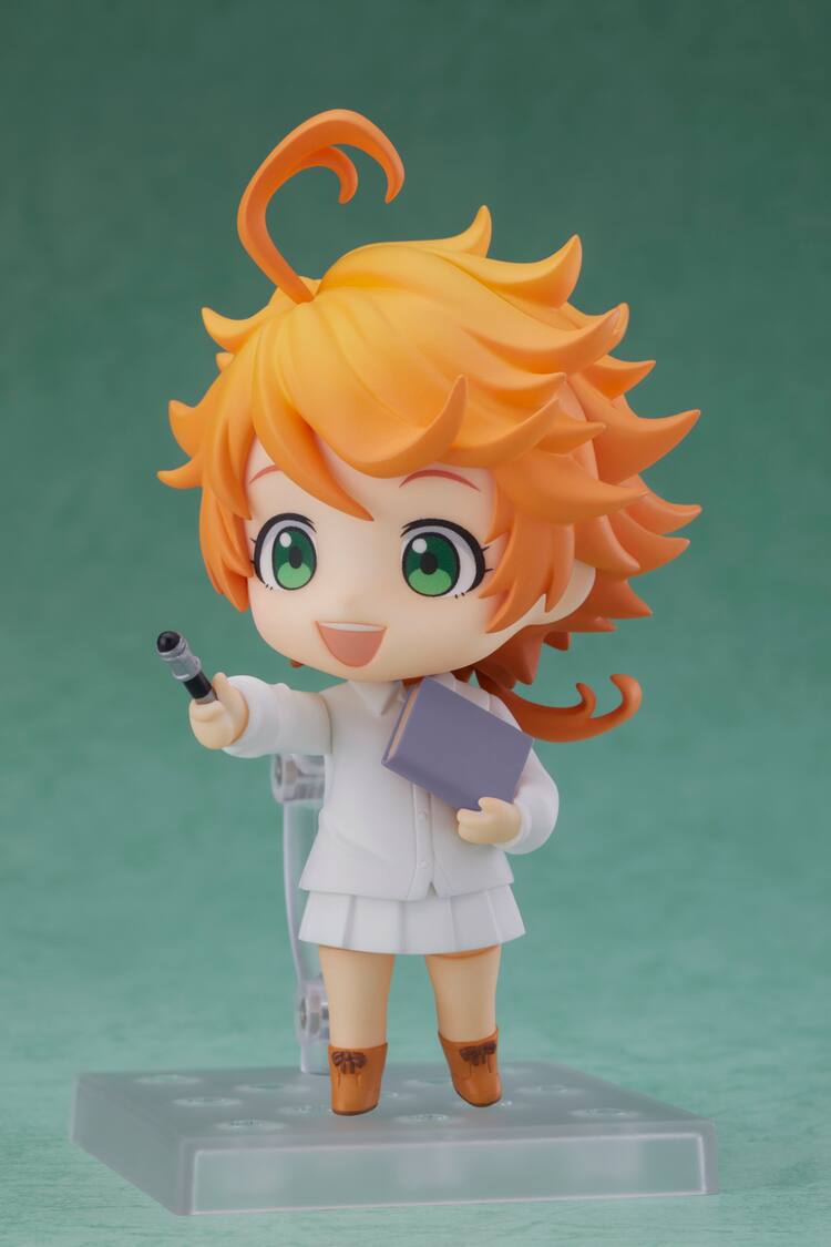 約束のネバーランド エマのねんどろいど カンテラやミネルヴァのペンも付属 コミックナタリー