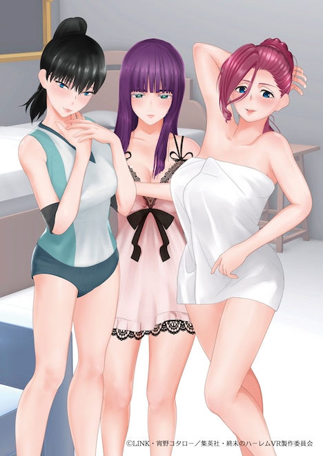 「終末のハーレム VR」のビジュアル。