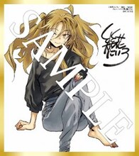 メロンブックスで購入するともらえる幾花にいろのミニ色紙。