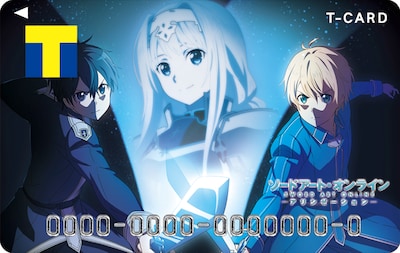 Tカード（ソードアート・オンラインAデザイン）。
