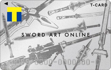 Tカード（ソードアート・オンラインBデザイン）。